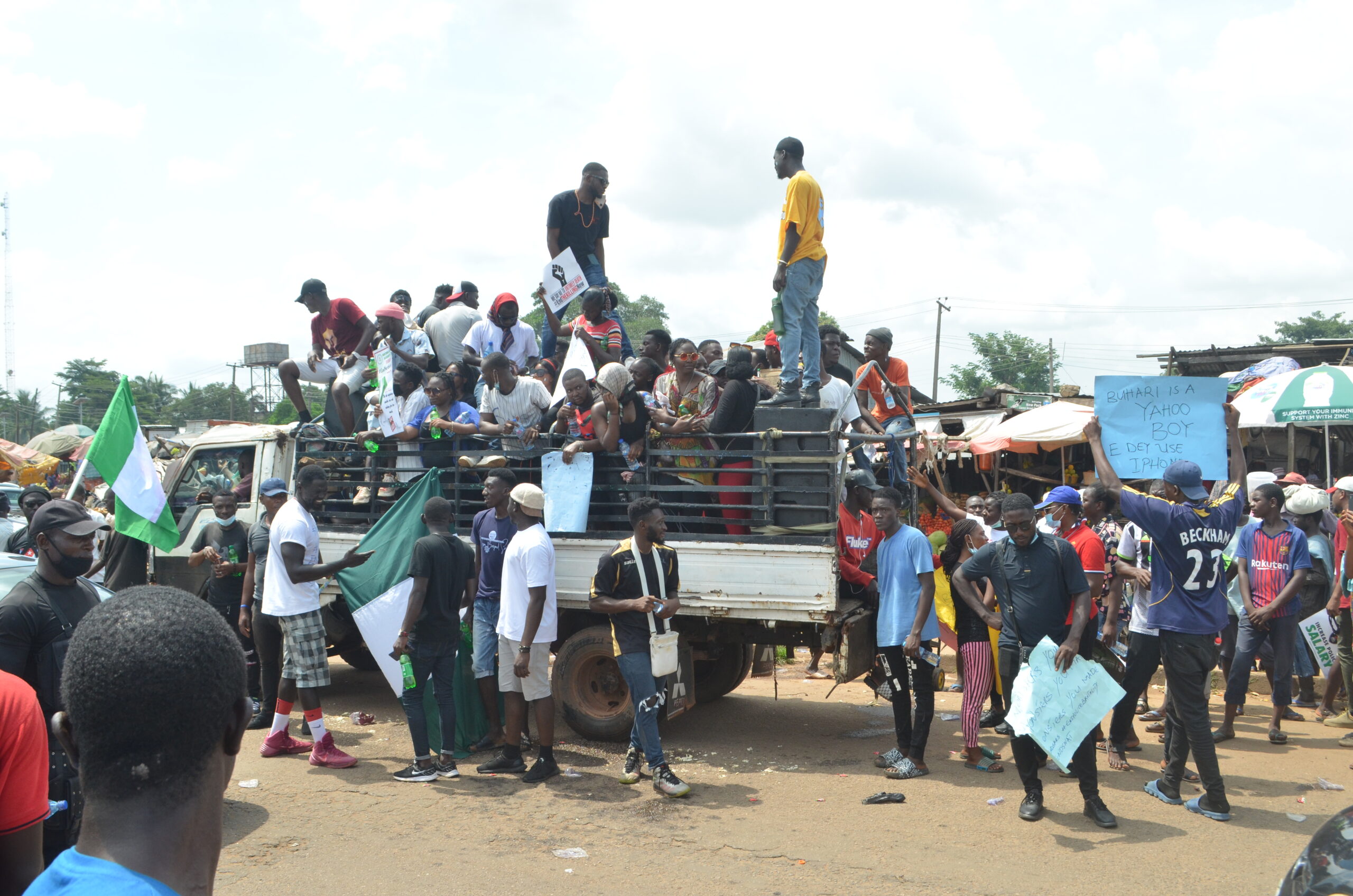 DSC 0292 62003d58323e2f93380bc2d8372ff9f0 scaled - Kaduna ENDSARS protesters demand total overhaul of SARS