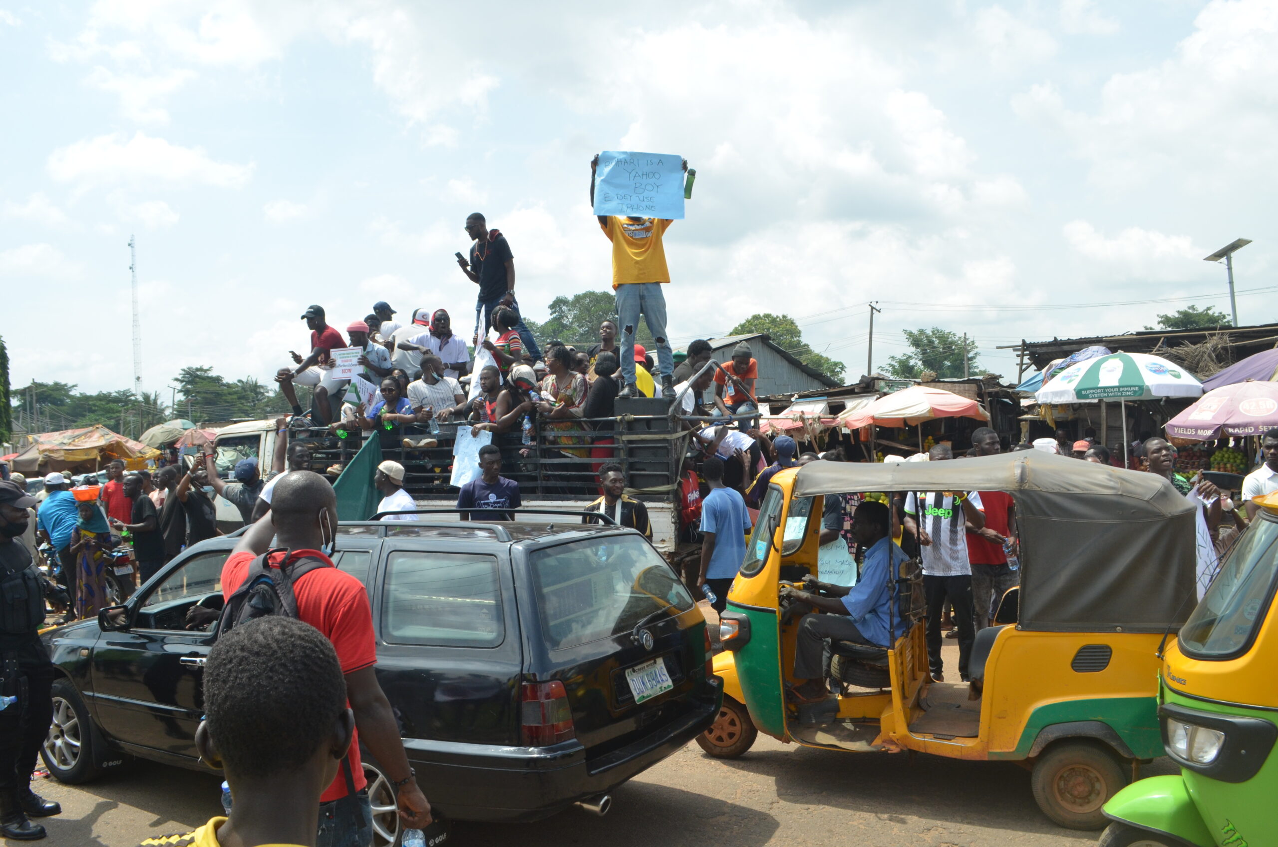 DSC 0293 406b2dd2408d04ebea263178a34bf00e scaled - Kaduna ENDSARS protesters demand total overhaul of SARS