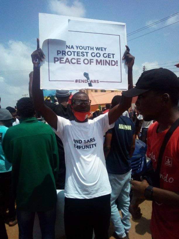 FB IMG 1602618892450 d6d369a776c1e27bc97cf0152e7e7846 - ENDSARS protest hits Kaduna, records heavy security monitoring
