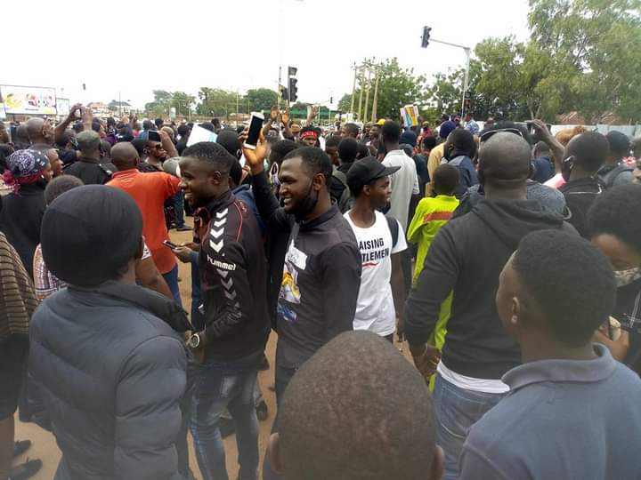 IMG 20200808 WA0016 a56fb838adf0615fcb107e68cf56d507 - Southern Kaduna Killings: Protesters arrested in Kaduna