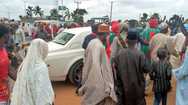 IMG 20200823 110342 1 min scaled 4bfabae1b35e48ba83e0ed84c74ed320 - Deposed Kano Emir, Sanusi II arrives Kaduna on First Visit after Dethronement