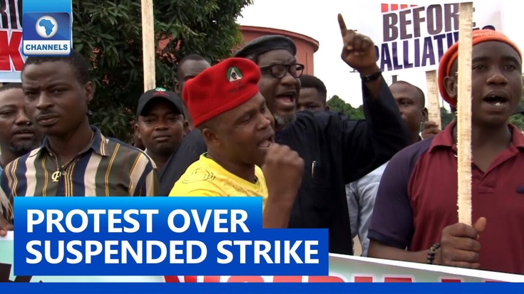 Group condemns union bodies over suspension of strike