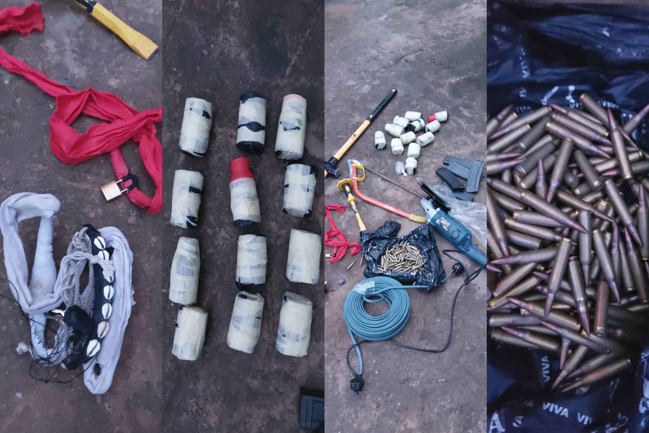 recovered items - Police nab killers of 4 police officers in Ebonyi, recover charms, guns and explosives
